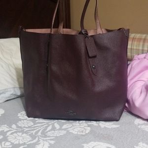 Coach reversible tote